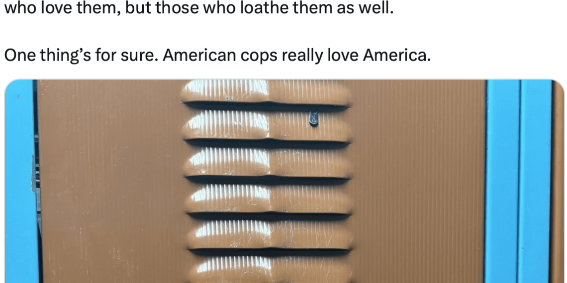 American Cops Really Love America. – Law Officer